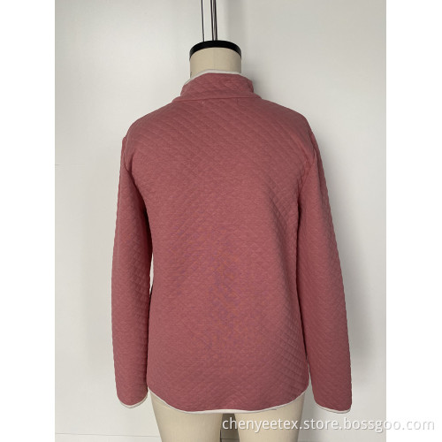 Woman Quilted Top Jacket